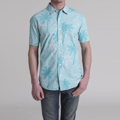 RUSTY PALMS S/S BUTTON DOWN SHIRT