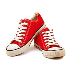 Bright Red Sneakers